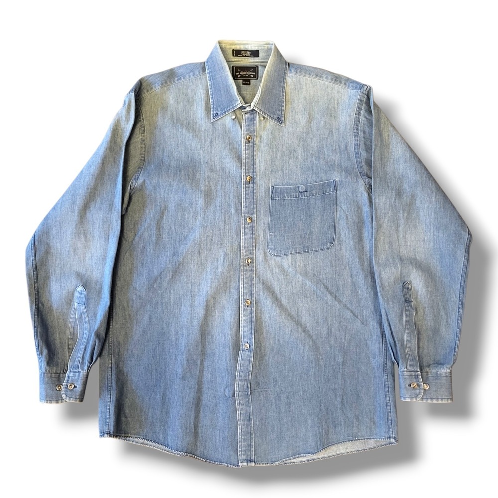 Vintage Denim Button Down The Arrow Company Pastime Men's XL - 16-34/35